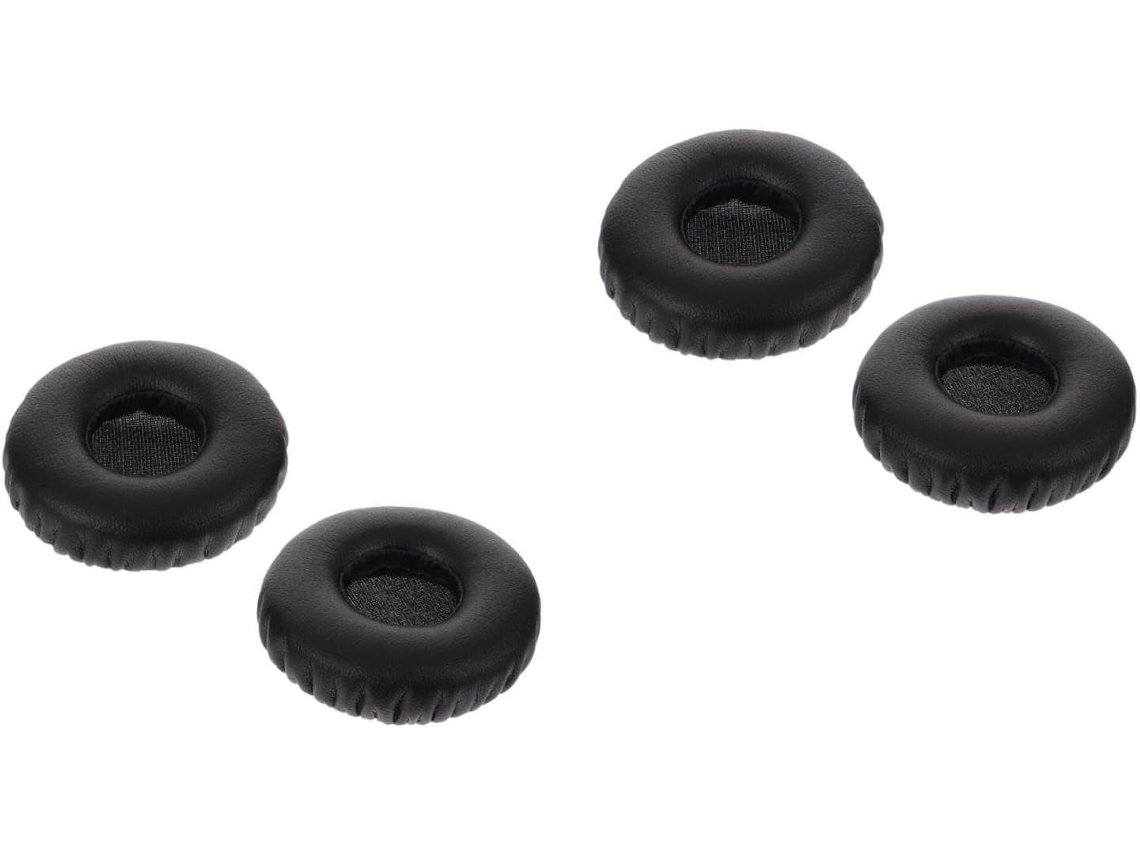 2 Pares de Almofadas Auriculares de Espuma Preta Confortáveis para Substituição. SFUSHOS