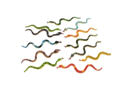 12Pcs Cobra de Borracha de Pvc para Decorações de Halloween ALLINLESS
