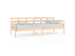 Day Bed, Day Beds Vidaxl Marrom Madeira De Pinho (80 X 200 Cm)