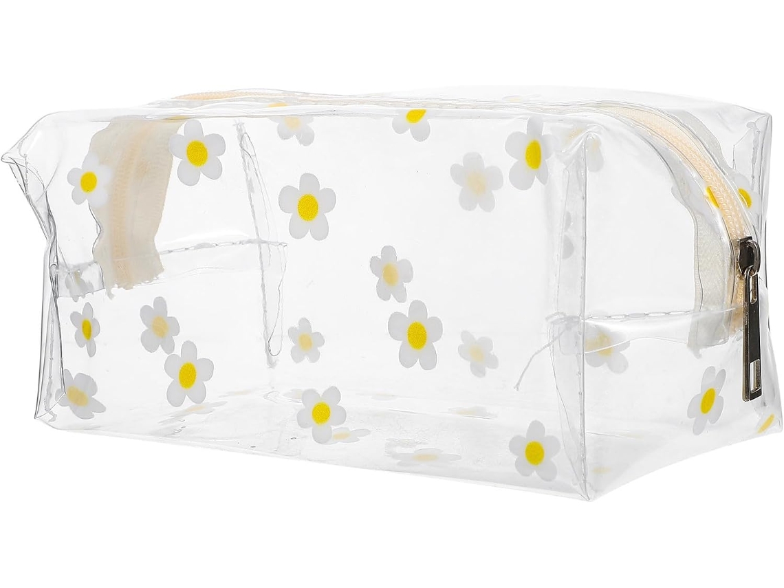 Nécessaire Transparente, Prática E Rápida Para Maquiagem, Em Pvc