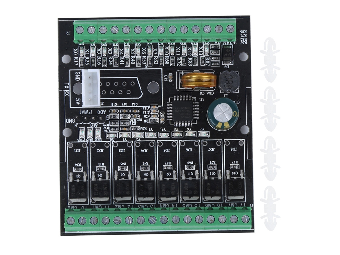 Placa De Controle Industrial Controlador Lógico Programável Baseado Em Fx1n 2n-6mr T 10 14 20mr