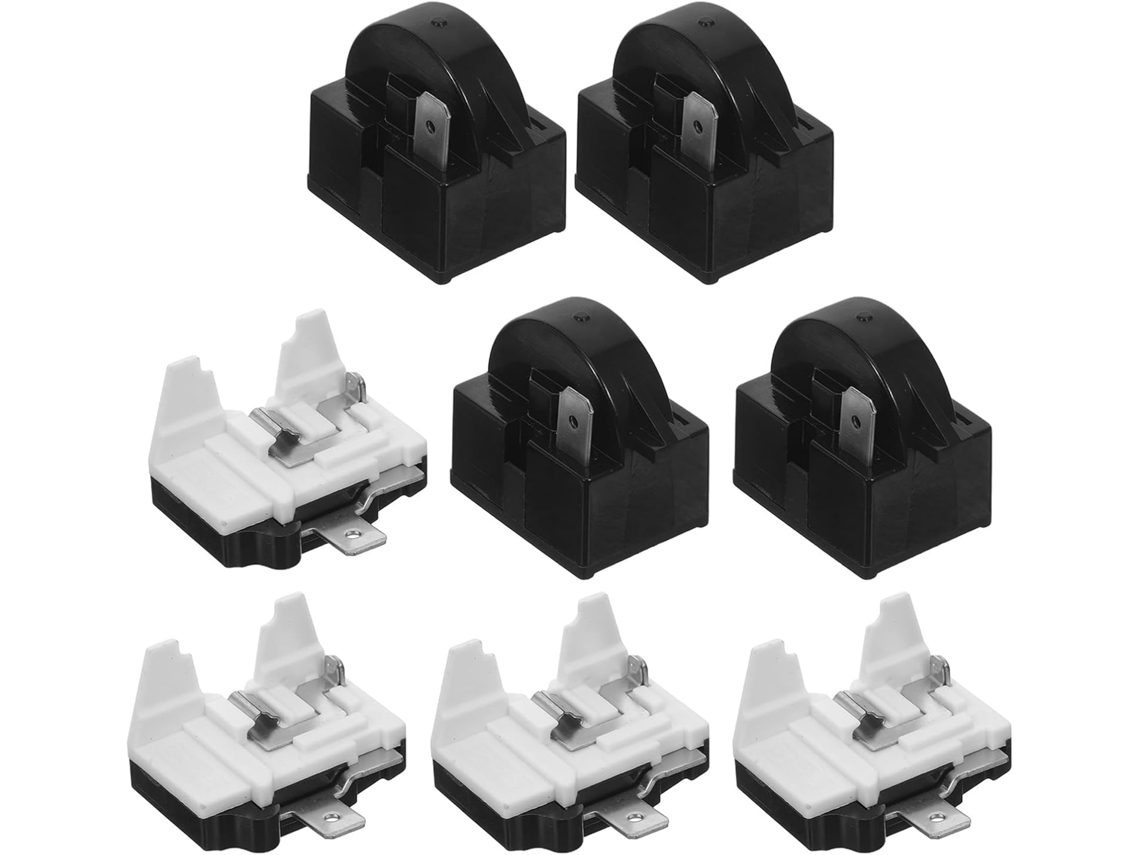 Relé De Partida Do Compressor De Refrigerador Ptc Com Proteção Contra Sobrecarga Térmica (4 Peças)