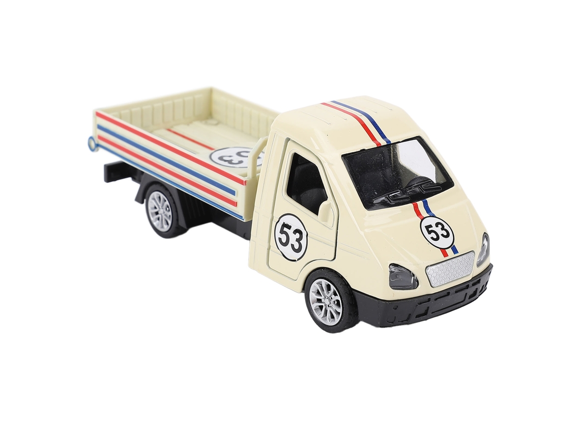 Modelo De Caminhão De Liga 1:32 Com Bateria Brinquedo Carro Decoração Bolo Amarelo Claro