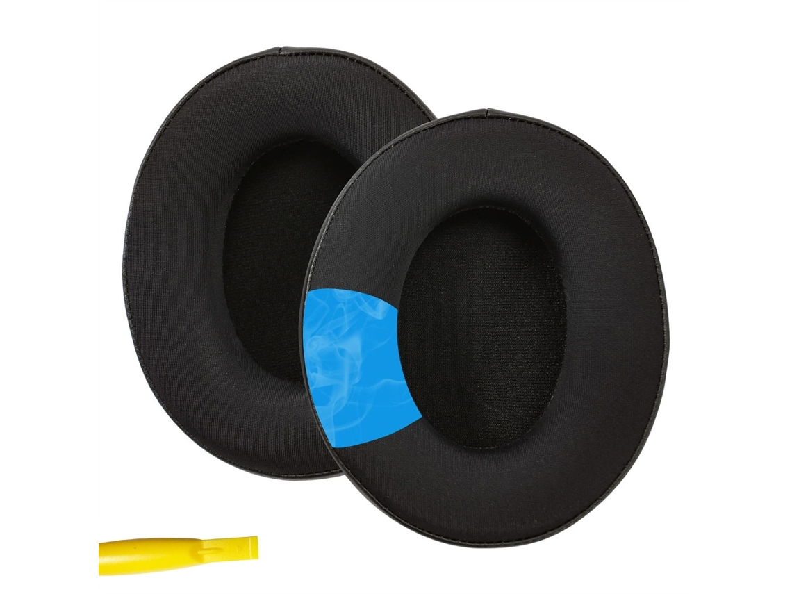 Set 2 Almofadas Zruxe Para Auscultadores Sony Wh-ch710n (gel Refrescante, Espuma De Memória, Pretas)