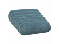 Vidaxl Almofada Almofada 6 Unidades. Tecido Chenille Azul Heerlen Ø 15 X 40 Cm