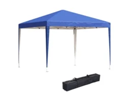 Tenda Dobrável com Altura Ajustável, Dossel Anti UV, Bolsa 3x3 m Azul