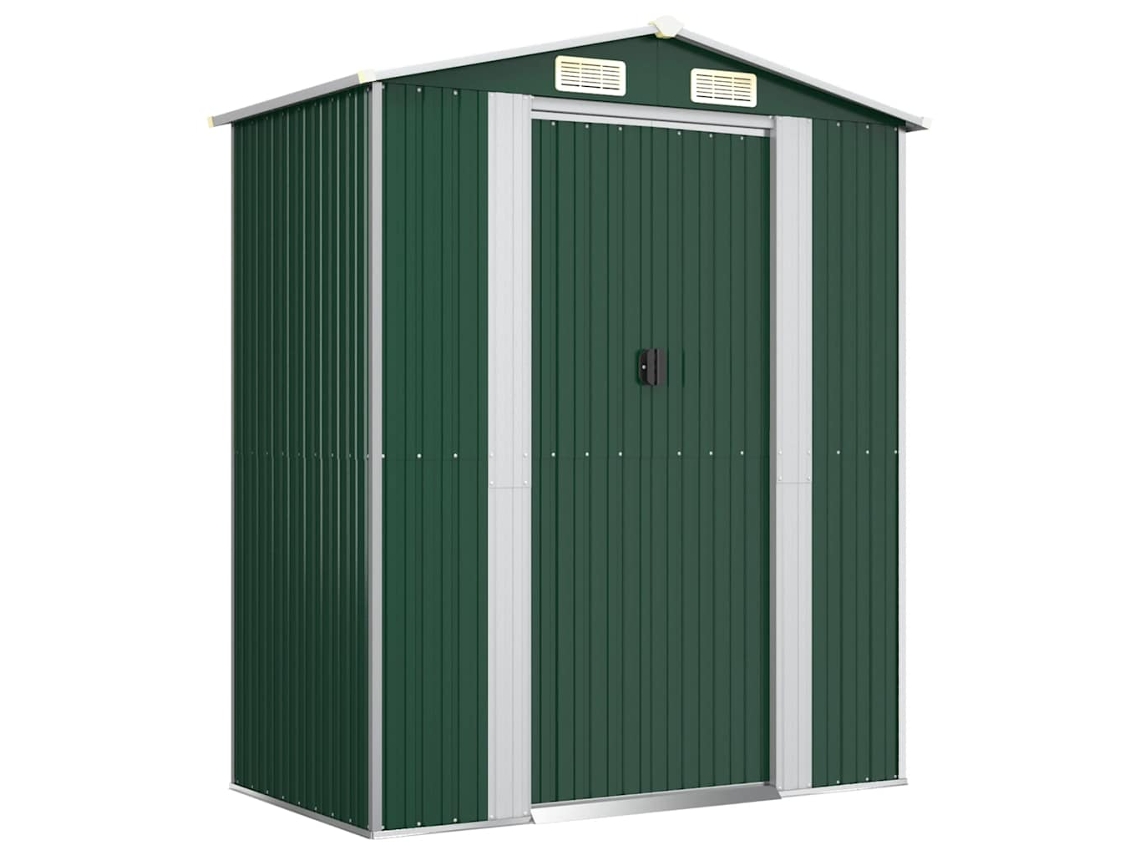 Garden Shed, Garden Sheds Vidaxl Verde Aço (n/a)
