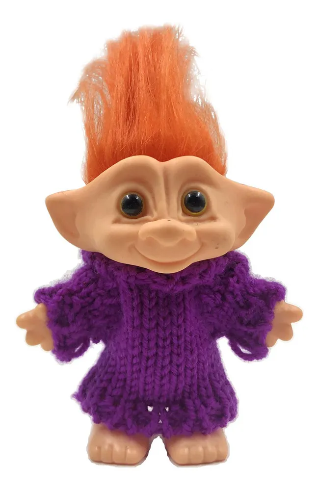 Novo Cabelo Laranja Vintage De 4 Polegadasvayotoy