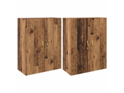 Armário de parede 2 peças Madeira Antigo 69,5x34x90 cm MAISON EXCLUSIVE