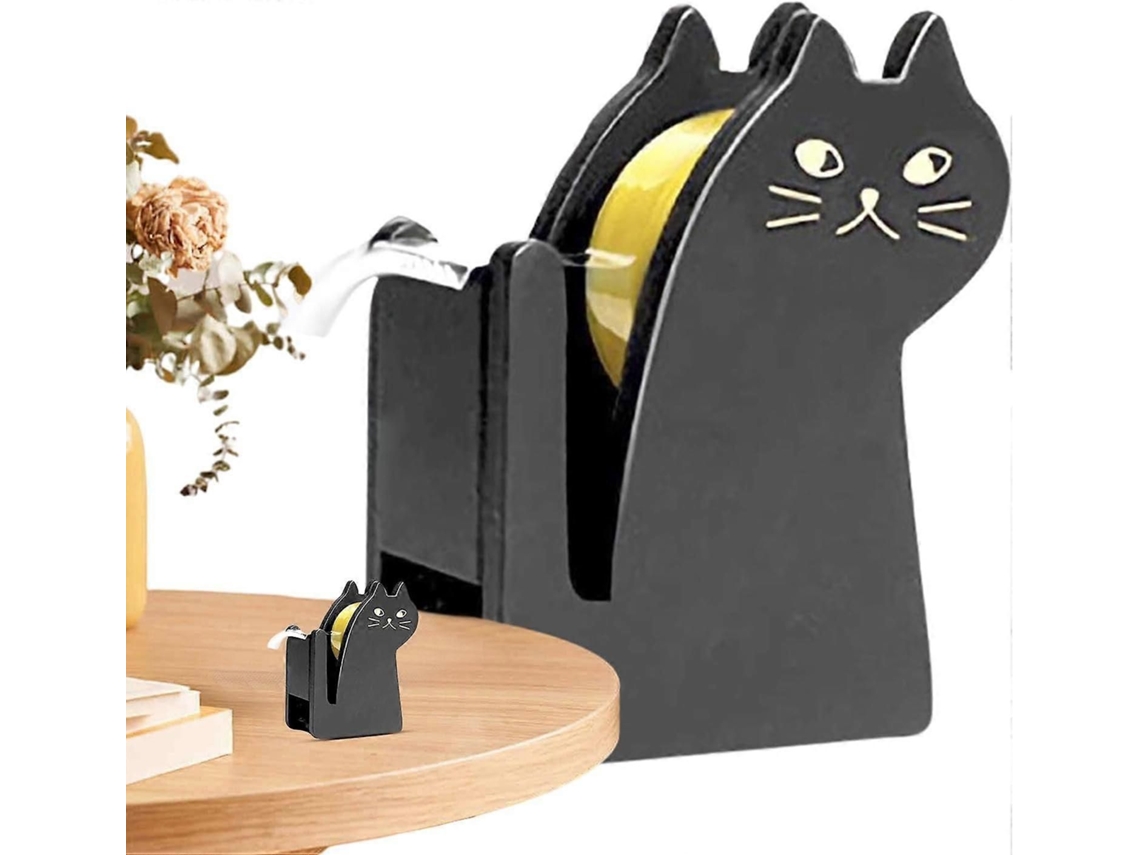 1pcs Dispensador de Fita Mesa em Forma Gato Fofo GOKOCO