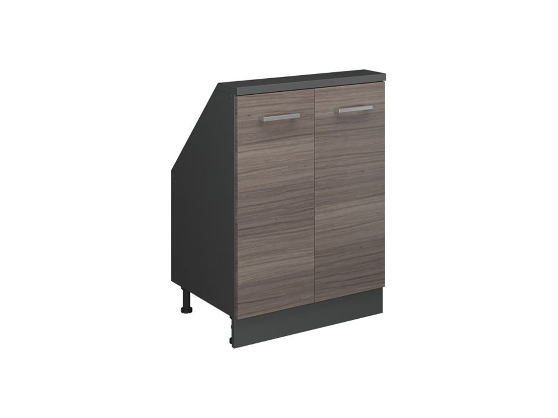 Móvel Sob Pente R line VICCO 60cm com 2 Portas Cinza Nobre (60x40x80 cm)