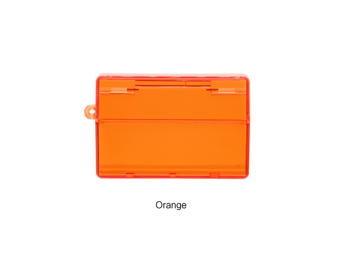 Capa Para Cartuchos De Cigarro Aquecidos Sem Combustão Iqos Iluma 6ª/7ª Geração 8.5x5.3x2.05cm Plástico Laranja Transparente Fwinl