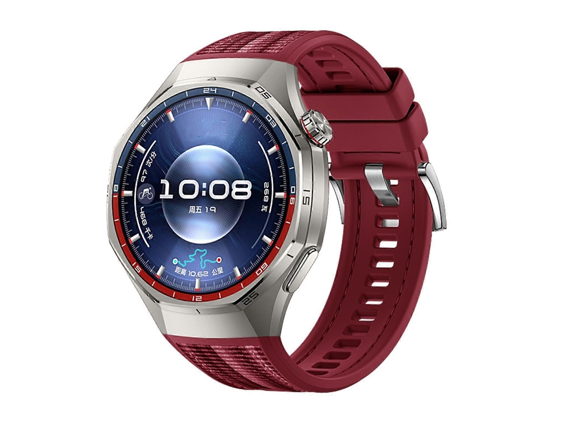 Pulseira De Silicone Trançada Em Nylon Com Fecho De Liberação Rápida Para Huawei Watch Gt 6 Pro