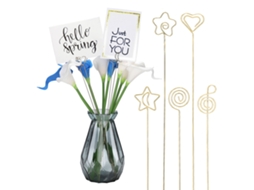 Laxiscreed Clips De Metal Para Flores, Cartões E Lembranças, Pack Com 30 Peças