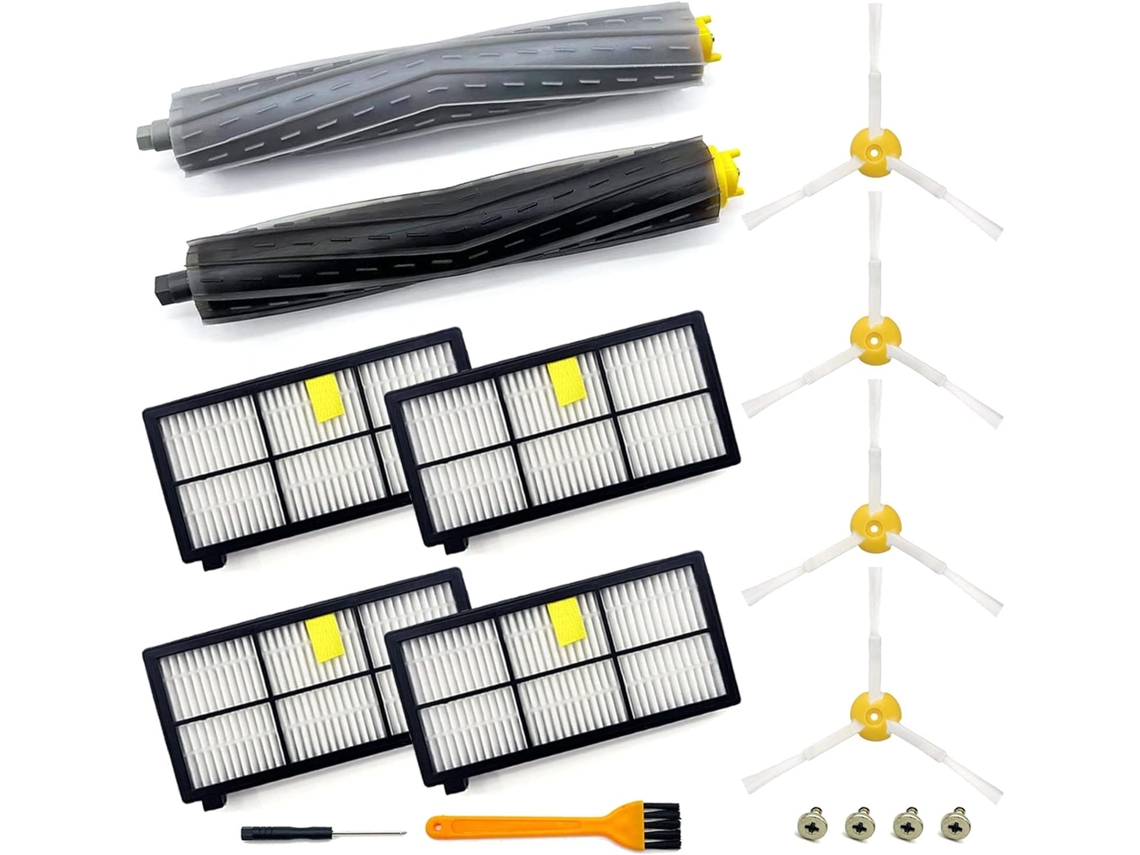 Kit Acessórios De Substituição Para Irobot Roomba Séries 800 E 900 (10 Peças) Cuich