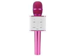 Microfone Sem Fio EOOCOO (conexão Bluetooth, Inserção de Pen Drive)