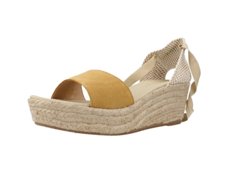 Sapatos de Mulher CLARA DURAN Tecido Amarelo (39)