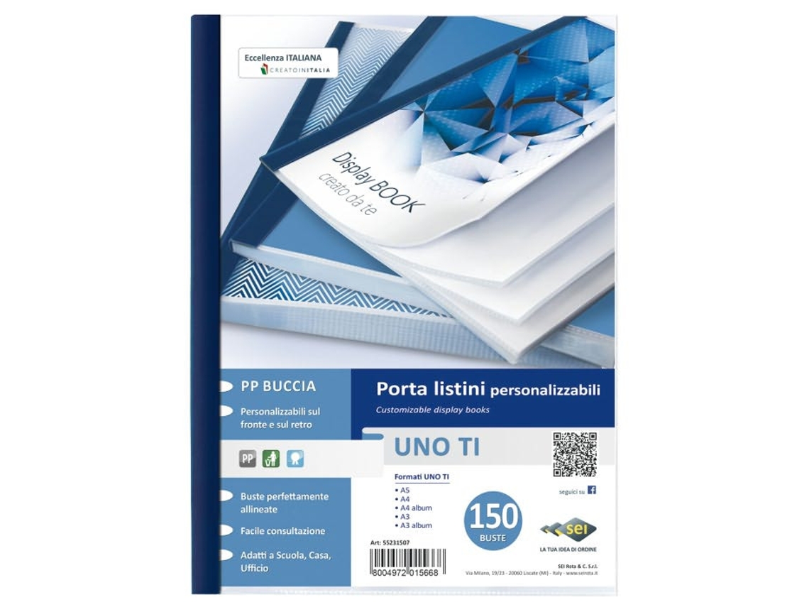 Portfólio de apresentação SEI ROTA Uno Ti 150 bolsos A4