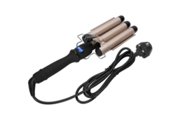 2026 plancha de Rizo 3 Barras 32mm Wand Ondulador Pelo Herramienta Estilo Oro 110 240v Plug Uk