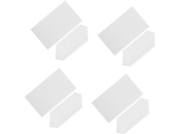 Conjuntos de fichas em branco, fichas de índice dupla face coloridas, mini fichas de índice imprimíveis e portáteis.