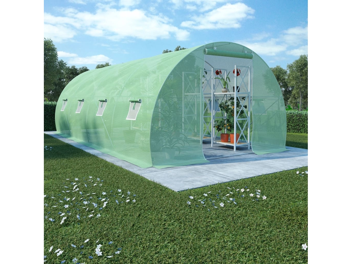 Vidaxl Estufa 18m² 600x300x200 Cm