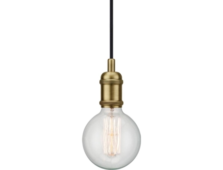 NORDLUX - Candeeiro Suspenso  Lux Avra (Bronze - E27 - x 60 W - Metal e Madeira) Candeeiro Suspenso  Lux Avra (Bronze - E27 - x 60 W - Metal e Madeira)