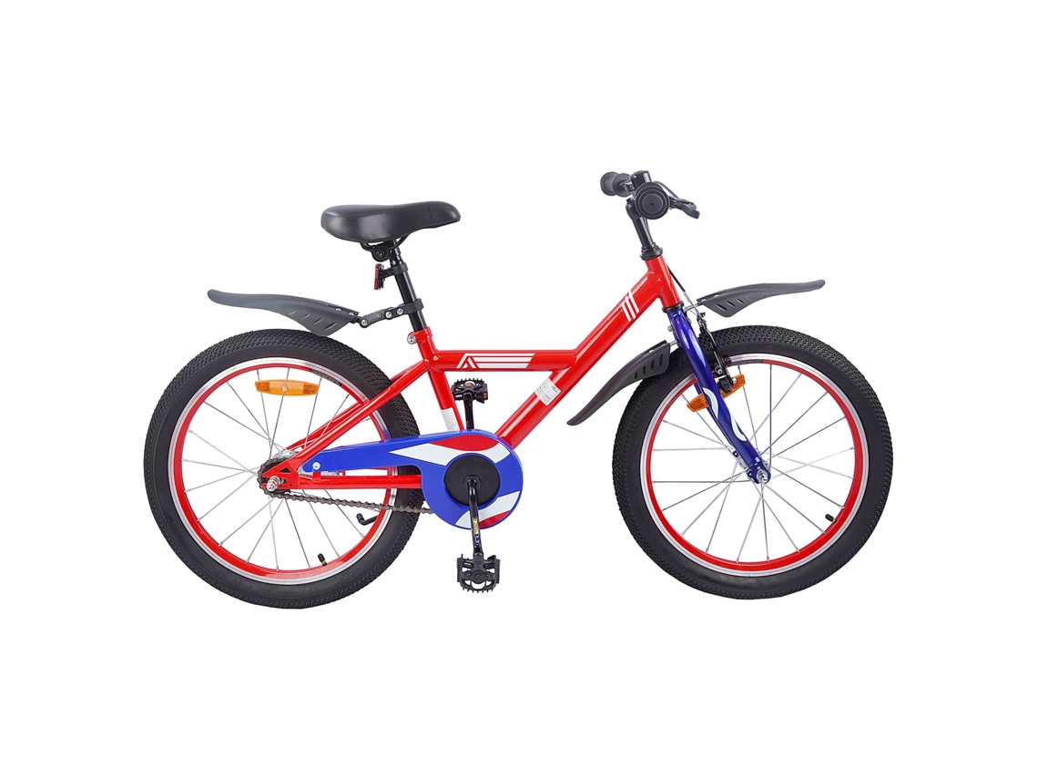 Vidaxl Bicicleta Infantil 20 Polegadas Para 6-11 Anos Vermelho