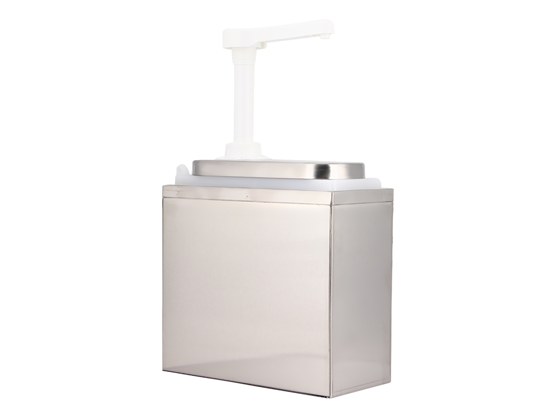Dispensador De Salsa Com Bomba 2l Ferramenta De Cozinha Para Casa Restaurante Hotel Com Base