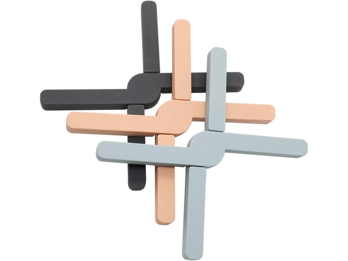 HYMNORA Conjunto De 3 Apoios Anti Derrapantes Para Panelas (silicone)