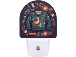 Luz Noturna Infantil Com Sensor Led, Luz Noturna Suave Branca Quente, Banheiro, Quarto, Cozinha, Semicírculo