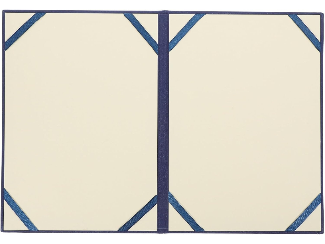 Camada protetora dupla para rosto, octogonal, azul, tamanho A4, da Housoutil, 15×21 cm, ideal para aplicação de certificados e camadas premium.