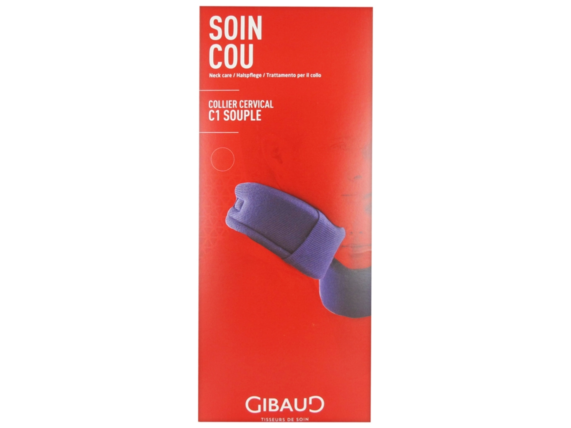 Colar Cervical C1 Flexível Azul Marinho Tamanho: Tamanho 3 GIBAUD
