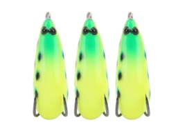 Conjunto de 3 Iscas de Silicone com Marca para Pesca