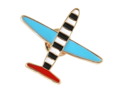 Pingente De Esmalte De Avião Moda Decoração De Roupa Presente