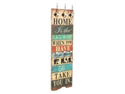 Vidaxl Bengaleiro De Parede Com 6 Ganchos 120x40 Cm Home Is