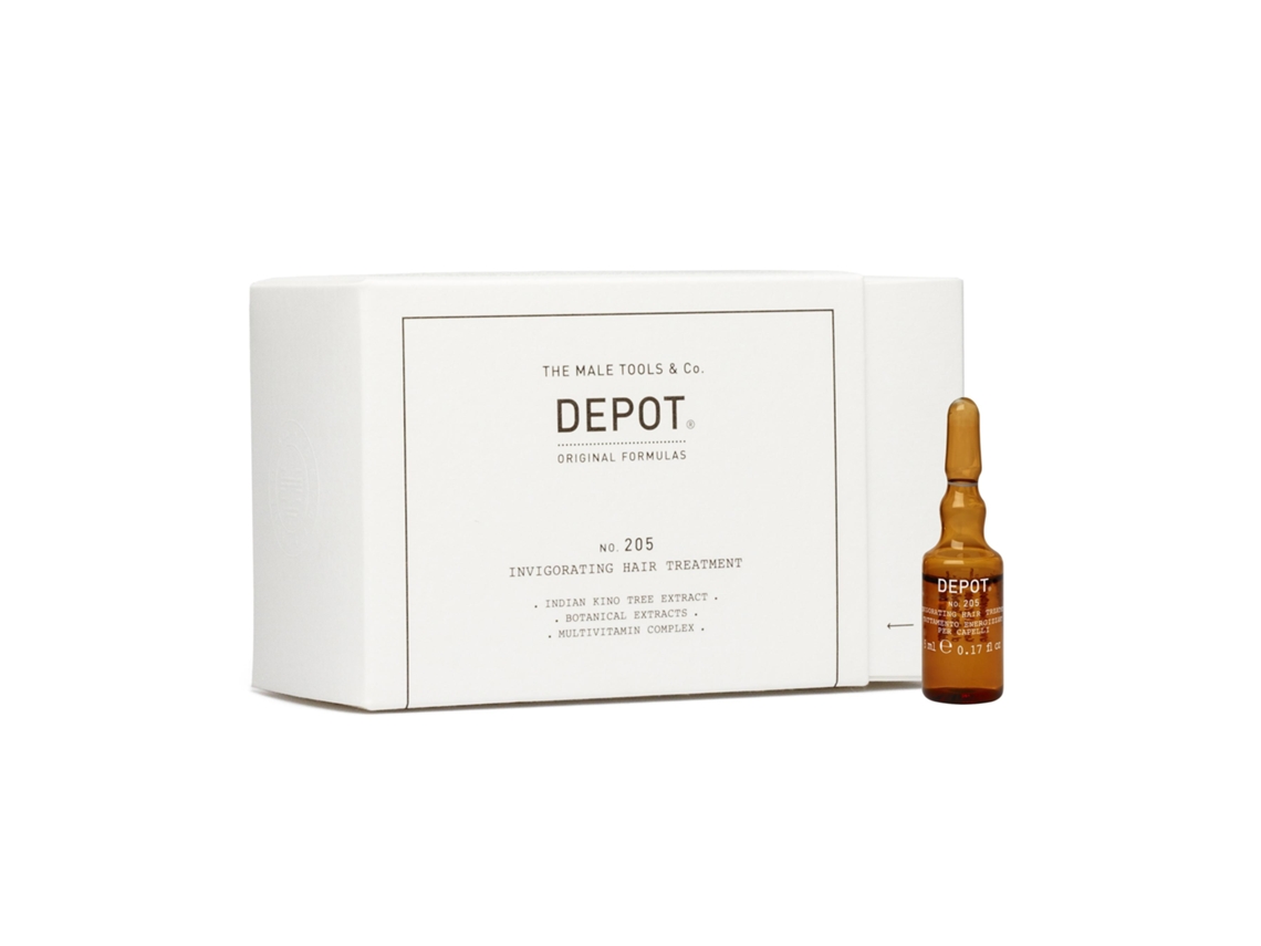 DEPOT No.205 Tratamento de Cabelo Revitalizante 10x5ml