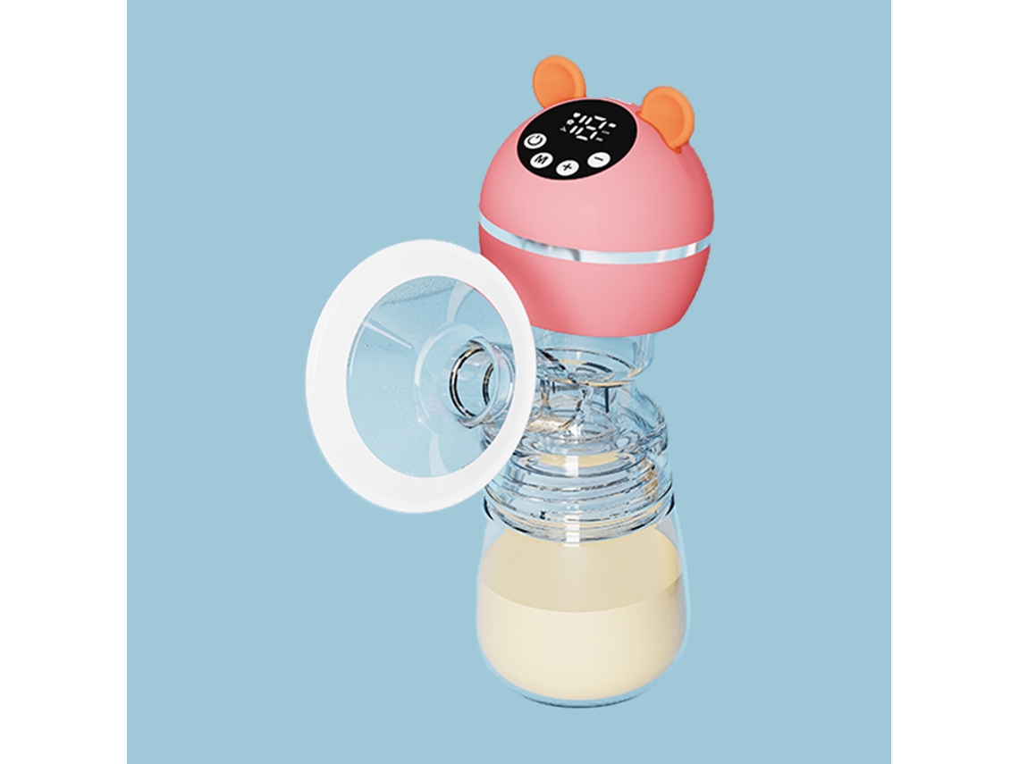 Bomba de tiras elétrica BRILVIBERA Leite 150ml com 3 modos e 9 jatos silenciosos (rosa)