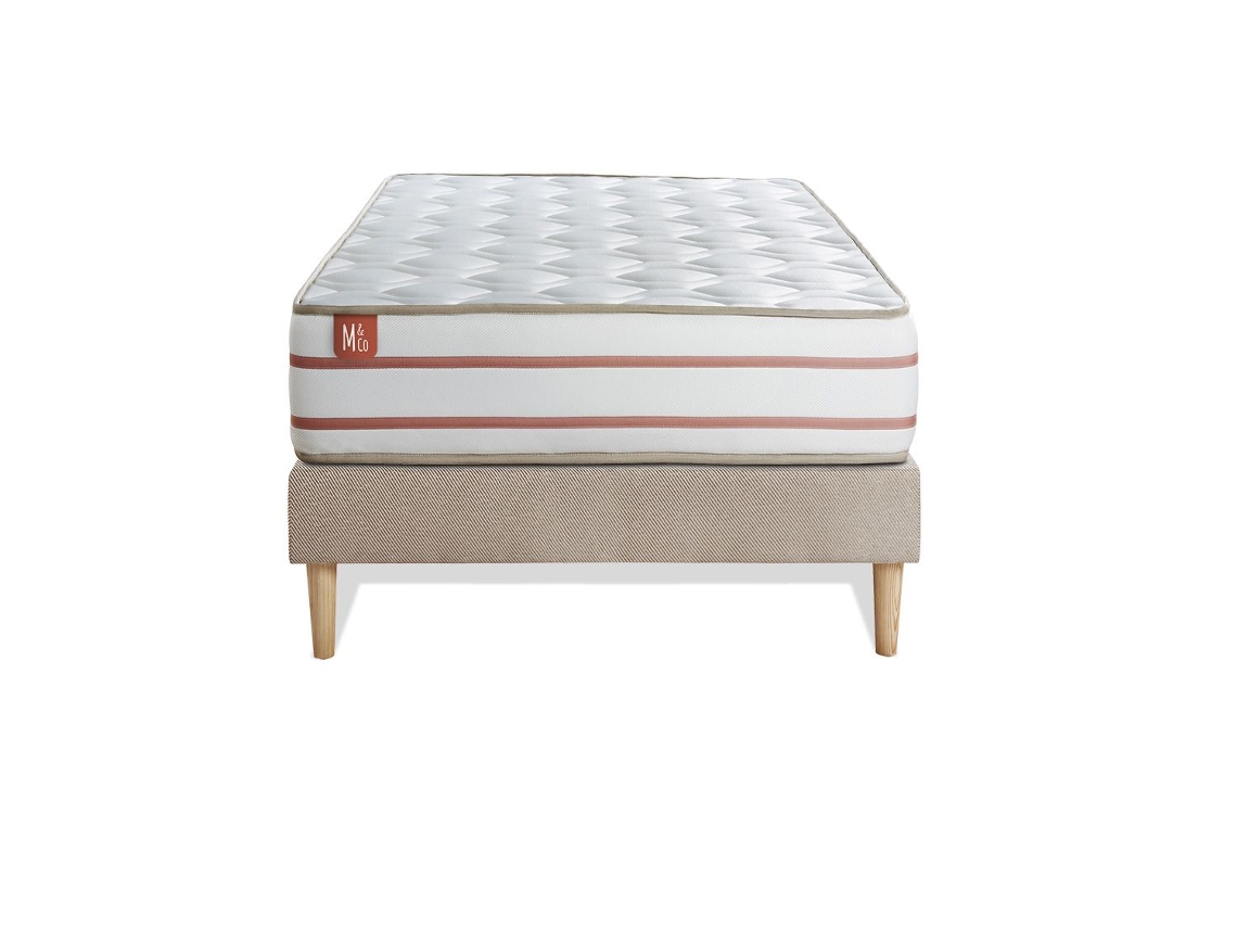 Colchão Base Le Doux MARMOTTES Espuma com memória Bege (90x190cm)