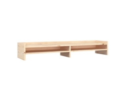 Suporte para Monitor VIDAXL 100x24x16 cm madeira de pinho maciça