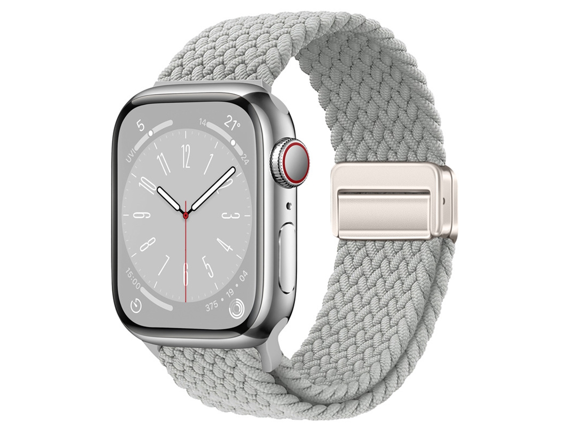 Bracelete Para Apple Watch 38/40/41/42mm Branco Pérola Cuich