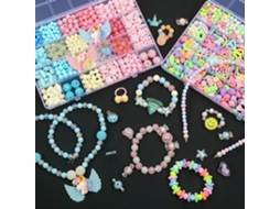 500 Pcs Diy Handmade Beading Kids Toys Criativo Solto Beadcraft Fazer Pulseira Colar Conjunto de Jóias MDUG (g style)