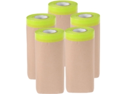 Conjunto De 5 Folhas De Papel Adesivo Pré Aplicado Para Proteção De Paredes, Pisos E Carrocerias. Re Gokoco