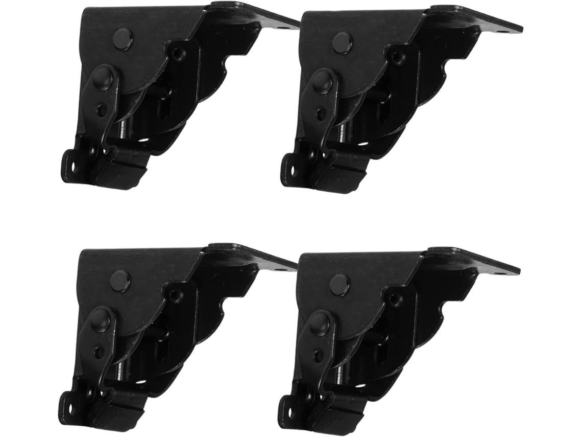 Conjunto De 4 Dobradiças Metálicas Dobráveis Com Travamento