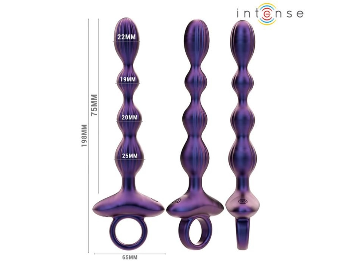 Brinquedos Anais Intensos - Intenso - Plug Anal Jackie Vibrante Modelo 1 Com Controle Remoto