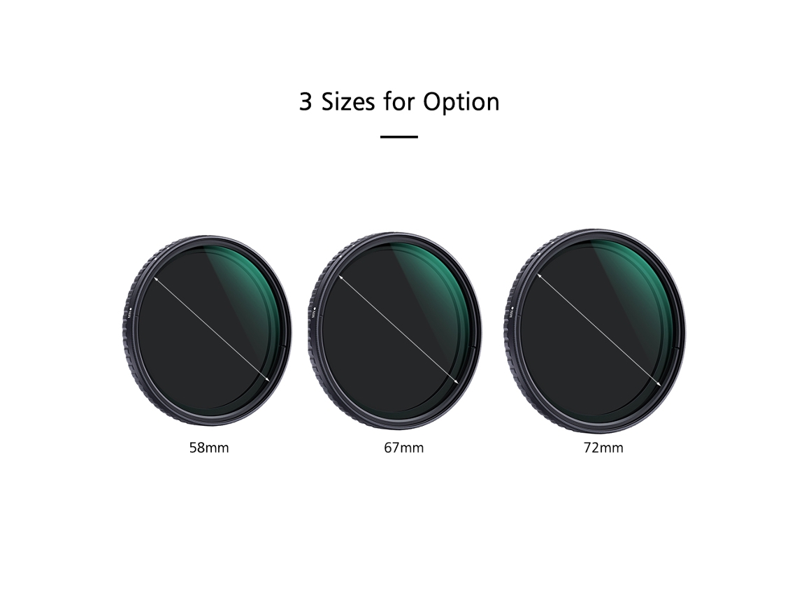 Kf Concept 58mm Ultra thin Adjustable Variable Neutral Density Nd Filter Fader Nd2 nd32 For Camera Lens For Cameras LAXISCREED