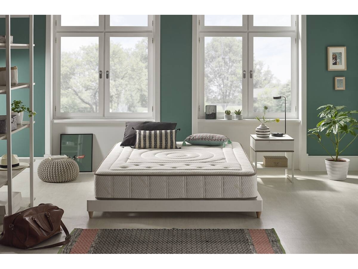 Colchão MOONIA Cashmere Premier Gel Viscoelástico (80x200 cm - Altura: 27 cm)