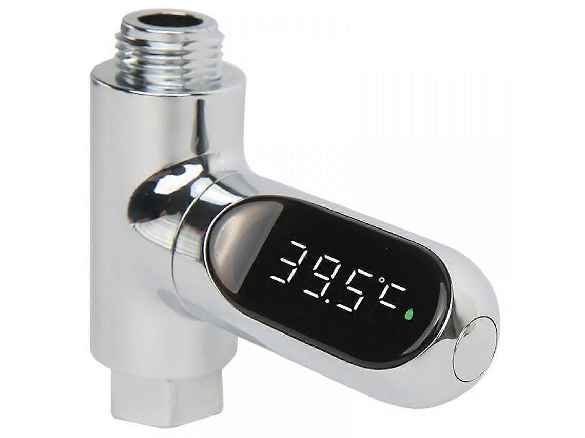 Termômetro de Chuveiro Led, Digital Phe 0 100 Graus Celsius, com Giratório 360°, Medidor Á Gua GOKOCO