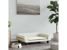 Vidaxl Cama 70x48x22 Cm Veludo Cor Creme