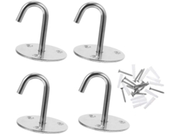 Conjunto De 4 Ganchos Teto Reforçados Para Decoração Paredes E Tetos