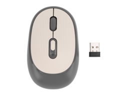 Mouse Sem Fio Silencioso Portátil 800 2400 Dpi com Receptor Usb para Laptop Pc Cinza | S/MARCA